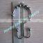 Wholesale 80mm Bathroom Metal Double Hook Curtain Ring