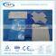Sterile Disposable Surgical Cardiovascular Angiography Drape Pack With 2 Femoral&2Radial Holes