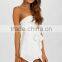strapless playsuit waist bow-tie sexy women rompers playsuit for summer