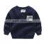 Wholesale Cotton Knitted German V Neck Sweater Pullover With Pocket