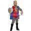 Deluxe King Medieval Knight Prince Carnival Costume Child For Boys