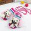 Winter baby children acrylic gloves boys and girls knitted warm cute hanging neck cartoon bear baby gloves