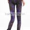 EY0034L New Fashion Women Tall Waist Graffiti Tight Leggings