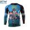 customized lycra dri fit rash guard OEM