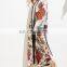 Fashion Casual Long Blouse Street Wear floral chiffon Women chiffon long Kimono Cardigan