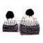 mommy baby children autumn and winter cotton knitted hats warm funky kids hat parenting cap with top ball