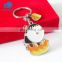 China wholesale custom made Metal key ring Christmas gift key chains cute key chain