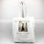custom design woman comfortable white canvas tote bag