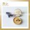 high-end drop oil alloy sewing button with custom printed logo
