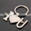 New Couple I LOVE YOU Keyring , Metal Heart Couple Keychain , Lover Romantic Creative Key Chain