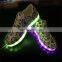 America high quality hiphop led light reflective shoes for dancing