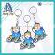 Wholesale animal or cartoon character soft PVC Keychain as novelty gifts