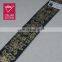 High fashion gold printed elastic ribbon for garment decoration