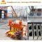 Diesel Engine Mobile Hollow Concrete Block Brick Making Machine