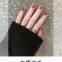 Color Full Clear Monochromatic Nail Polish Diamond Color