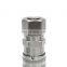 Factory direct supply 1/2 inch BSP Thread Flat Face Hydraulic Quick Connect Couplers for Skid Steer Bobcat