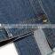 New personality asymmetrical washed denim stitching plus size loose fit women jean jacket