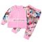 Children clothing sets autumn clothes long sleeve jacket tops + long pants 2 pcs girls sets child clothing with print for kids