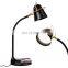color changing led desk lamp with wireless charging pad and usb for home office tasks