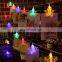 Factory price battery powered 2M 10LED photo clip string lights