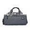 Hampool Durable Exercise Black Plain Men Sneaker Sports Gym Travel Duffle Bag