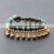 2016 nwe style cheap woven bell bracelet XE09-0211