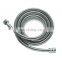 High pressure bathroom sanitary 304 stainless steel double lock shower hose
