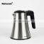 Hot sales kettle factory stainless steel for hotel 800ml Strix control