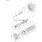 8099321 HMT36FA/HMGF40FA Hydraulic travel motor piston shoe for ZAX200-5 final drive motor parts