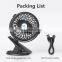 Factory price electric fan usb charging rechargeable  mini fan for home office