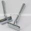 Elegant Hot Selling Private Label Barber Double Edge Razor High Quality Shaving Mens Doule Edge Blades Single Blade Zinc Alloy