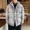 2021 Winter Men Hooded Cotton Padded Puffer Jacket Wholesale Plus Size Men Windproof Fashion Bubble Jacket bubble coat