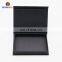 Magnetic Lock Box Custom Collapsible Gift Black Box With Magnet Lid