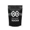 Custom printed plastic clothing packaging bags with zipper