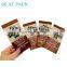 Custom Printed Heat Sealed Chocolate Wrappers Energy Bar Packaging Plastic Bags