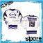 100% polyester latest design ice hockey tops custom made