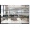 Aluminum alloy bedroom wardrobe kitchen narrow frame sliding door design