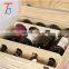 Pine wooden packaging wine crate storage gift box