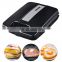 Detachable Non Stick Coated Plates Cool Touch Handle Waffle Breakfast Maker Machine