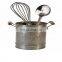galvanized cutlery holder for sale