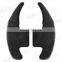 black real carbon fiber car steering wheel DSG shifters paddle extension for Mustang 2015+