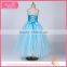 Blue long bubble baby girl tee dress to party