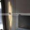 Surface Mount Minimalist Luxurious Black Gold LED Long Wall Light Indoor Copper Wall Lamps Sconce