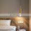 Modern Led Pendant Light Simple Single Head Hanging Lamps For Master Bedroom Bay Window Dining Table Restaurant Long Line Lamp