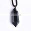 Other Jewelry Mothers Day Gift 2022 Personalized Gifts Handmade Jewellery Necklace Pendant Tower Points Black Obsidian Pendants