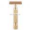 Best Selling Cruelty Wholesale Shaving Razor Barber Razor Matte Gold Personna Use Professional Straight Double Edge Single Blade