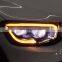 upgrade to 2022 style full LED headlamp headlight with scanning function for mercedes benz GLC W253 head lamp 2016-2022