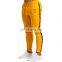 Contrast side panels jogger pant for men yellow sweatpants Street wear fashion track pants Top Selling Supplier