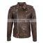 Hot Selling Breathable Windproof 100% Leather Motorbike Racing Jacket For Men