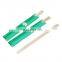 Wholesale Chinese Custom Disposable Twin Bamboo Chopsticks with Individual Open Paper Sleeve